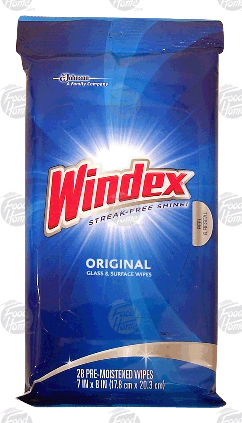 Windex&nbsp;&nbsp;original glass & surface wipes Full-Size Picture